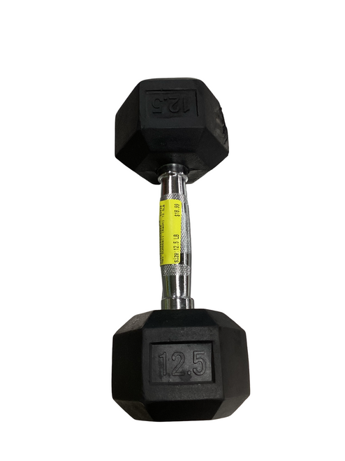 Vist Large View of Product Image Which is Used Hex Dumbbell (Each) 12.5 lb