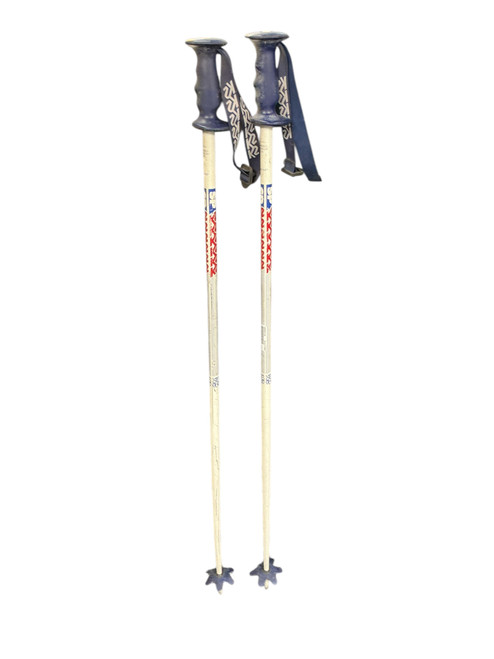 Vist Large View of Product Image Which is Used USA SP CM 125 / 50 Mens DH Ski Pole White 125 cm / 50 in