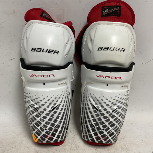 Used Bauer VAPOR LIL ROOKIE Youth Shin Guards White 8 1/2" 11855-S000193186 Vist Large View of Product Image Which is Used Bauer VAPOR LIL ROOKIE Youth Shin Guards White 8 1/2"