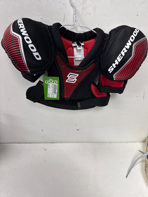 Vist Large View of Product Image Which is Used Sher-wood CODE Youth Shoulder Pads SM