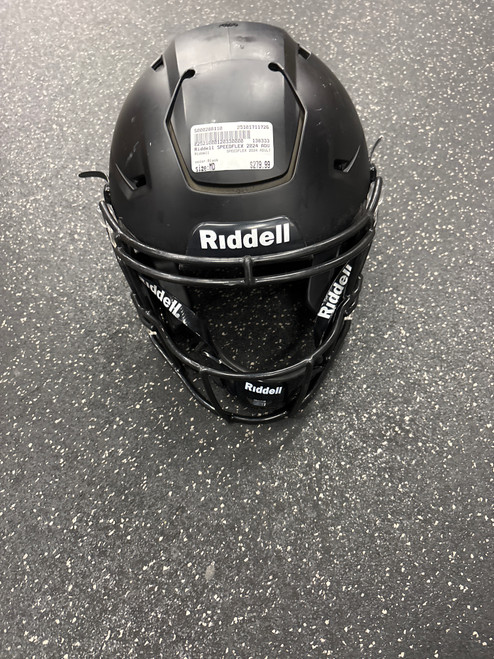 Vist Large View of Product Image Which is Used Riddell SPEEDFLEX 2024 ADULT FB Helmet Black MD