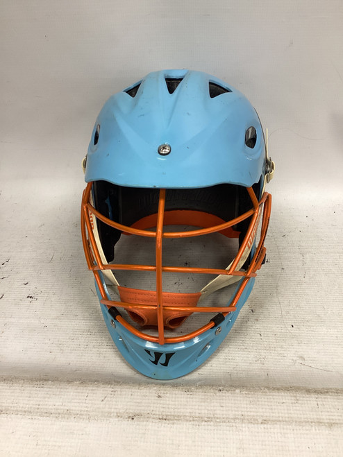 Vist Large View of Product Image Which is Used Warrior TII Lacrosse Helmet Carolina Blue One Size