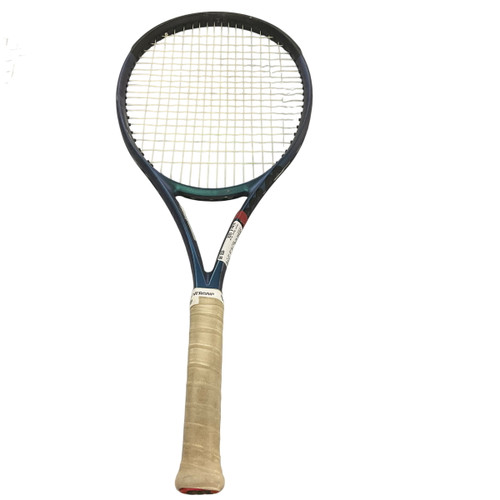Vist Large View of Product Image Which is Used Wilson ULTRA 100 UL V4 Adult Tennis Racquet Royal Blue 4 1/8"