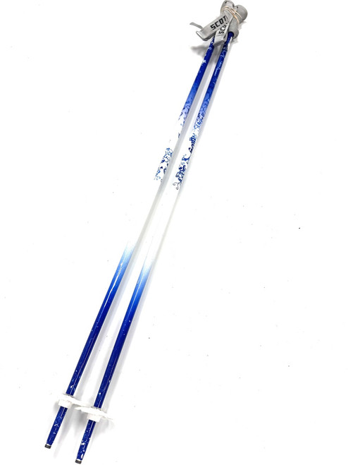 Vist Large View of Product Image Which is Used Salomon G SERIES 2 Girls DH Ski Pole Royal Blue 115 cm / 46 in