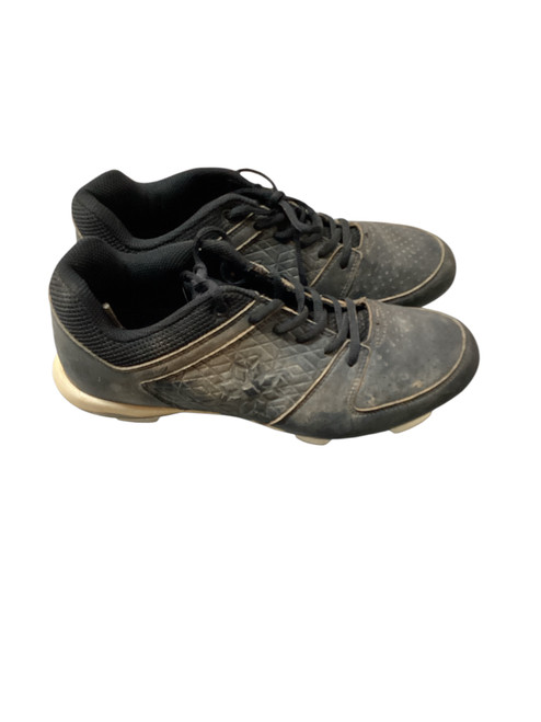 Vist Large View of Product Image Which is Used RIP-IT BLACK SOFTBALL CLEATS SZ 10 BB/SB Cleats Black Senior 10