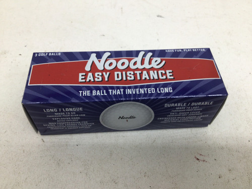 Used NOODLE EASY DISTANCE 3 BALL SLEEVE 3 Ball - Golf Ball Sleeve 11752-S000071166 Vist Large View of Product Image Which is Used NOODLE EASY DISTANCE 3 BALL SLEEVE 3 Ball - Golf Ball Sleeve