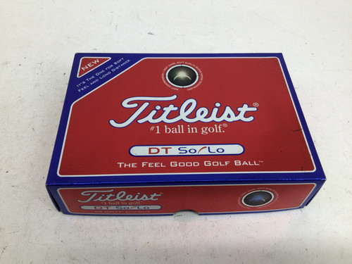 Used Titleist DT SO/LO 12PK GOLF BALLS 12 Pack - Golf Balls 11752-S000071201 Vist Large View of Product Image Which is Used Titleist DT SO/LO 12PK GOLF BALLS 12 Pack - Golf Balls