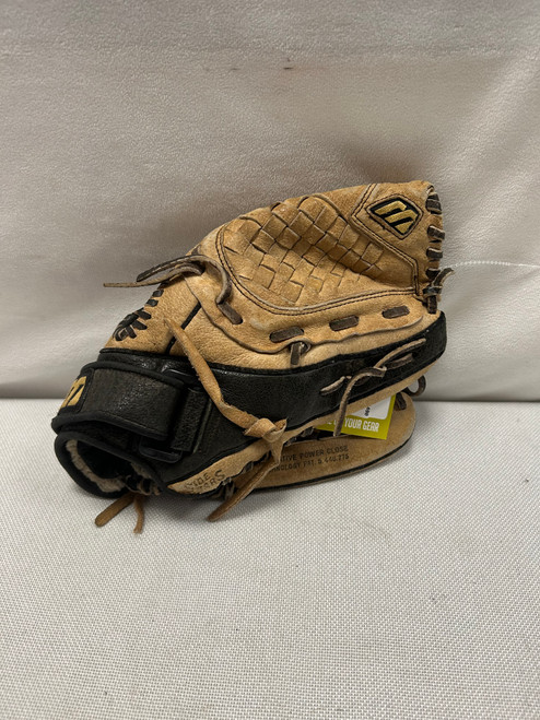Vist Large View of Product Image Which is Used Mizuno BALLPARK BB/SB Glove RH Throw Brown 11"