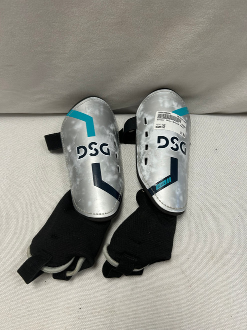 Vist Large View of Product Image Which is Used Soccer Shin Guards Adult Grey Senior