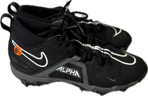 Vist Large View of Product Image Which is Used Nike CV0584-010 Adult FB Cleats Black And White Senior 8.5