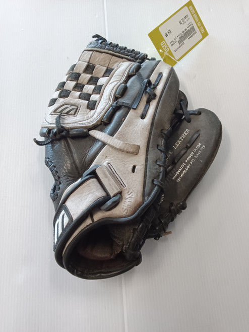 Vist Large View of Product Image Which is Used Mizuno BB/SB Glove LH Throw Black 12"