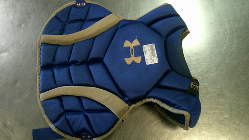 Vist Large View of Product Image Which is Used Under Armour CHEST PROTECTOR Catchers Chest Protector Royal Blue Intermed