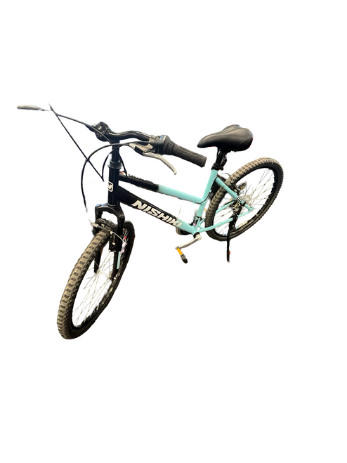 Vist Large View of Product Image Which is Used NISHIKI PUBELO 26 Mountain Bike Womens Teal 43-47cm - 17-18" - MD Frame