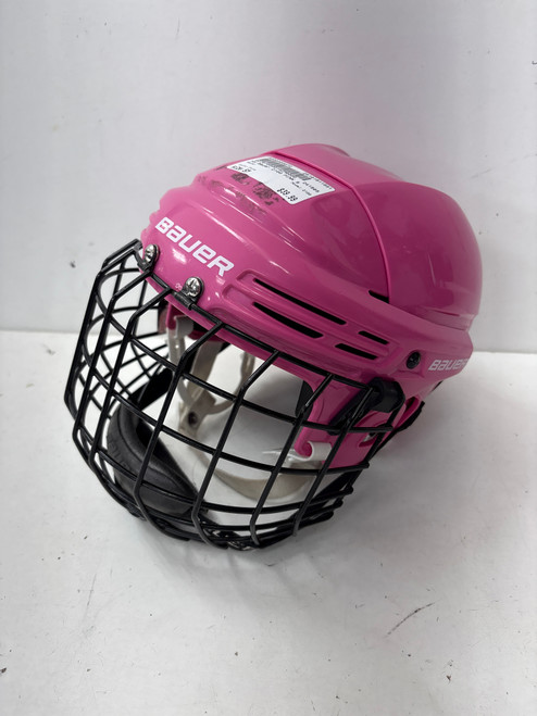 Vist Large View of Product Image Which is Used Bauer 2100 Helmet Cage Combo Pink SM