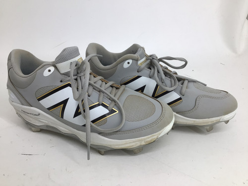 Used New Balance 3000 V7 SR 8.5 METAL BB CLEATS BB/SB Cleats Grey Senior 8.5 11752-S000071215 Vist Large View of Product Image Which is Used New Balance 3000 V7 SR 8.5 METAL BB CLEATS BB/SB Cleats Grey Senior 8.5