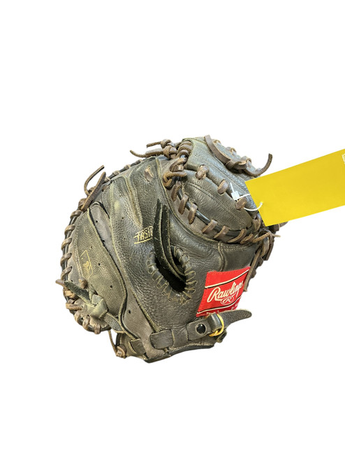 Vist Large View of Product Image Which is Used Rawlings HIGHLIGHT SERIES BB/SB Catchers RH Throw Black 31 1/2"