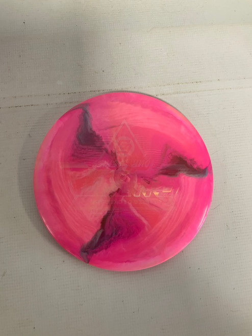 Vist Large View of Product Image Which is Used Discraft BUZZZ TOUR SERIES Disc Golf Mid Range Pink