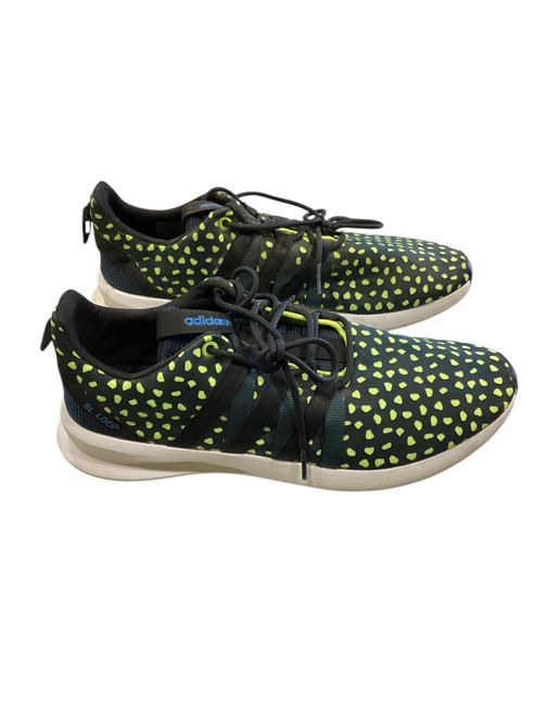 Vist Large View of Product Image Which is Used Adidas SL LOOP Running/X-Train Shoes M Black And Neon Green