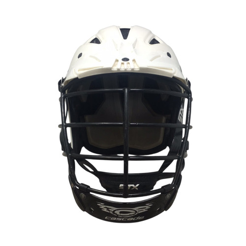 Vist Large View of Product Image Which is Used Cascade CLH2 Lacrosse Helmet White MD
