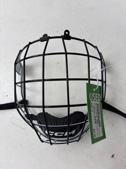 Vist Large View of Product Image Which is Used CCM FM580 OREO Hockey Wire Mask Black And White LG (new= $55)