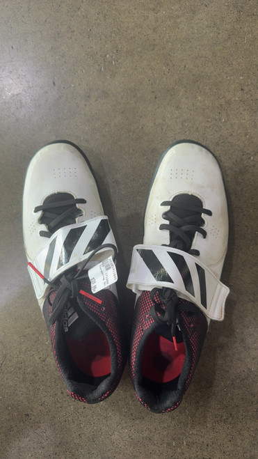 Vist Large View of Product Image Which is Used Adidas Track & Field Cleats Adult White Senior 12