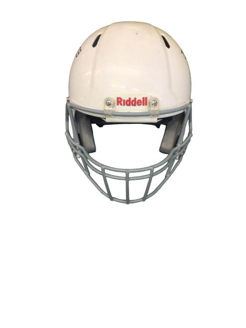 Vist Large View of Product Image Which is Used Riddell VICTOR FB Helmet White LG
