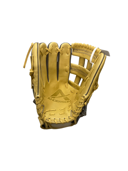 Vist Large View of Product Image Which is Used Anderson ROCKETECH LH Throw Fastpitch Gloves Almond 12 1/2"