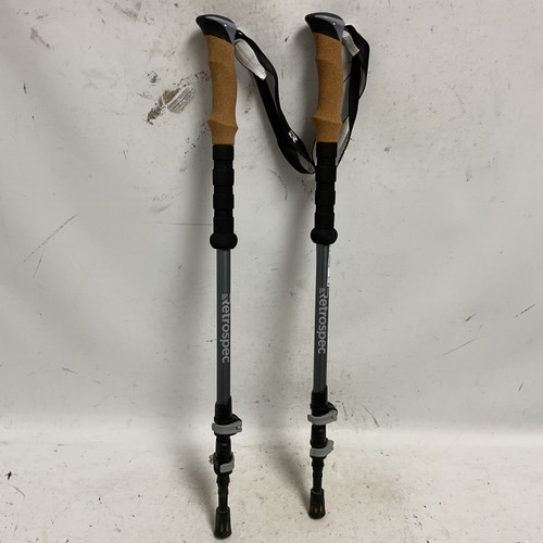 Vist Large View of Product Image Which is Used Retrospec TREKKING POLES Mens XC Ski Poles Grey 135 cm / 54 in