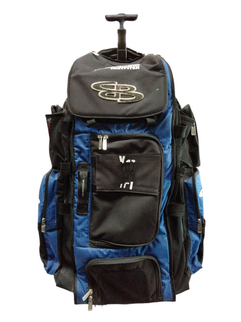 Vist Large View of Product Image Which is Used BoomBah FIRE FASTPITCH BB/SB Player Wheeled Bag Royal Blue