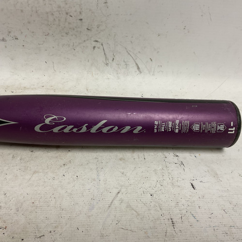 Vist Large View of Product Image Which is Used Easton Synergy SK41B Fastpitch Bat Purple And White 28"