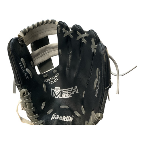 Vist Large View of Product Image Which is Used Franklin MESH TEK BB/SB Glove T-ball Grey 9 1/2"