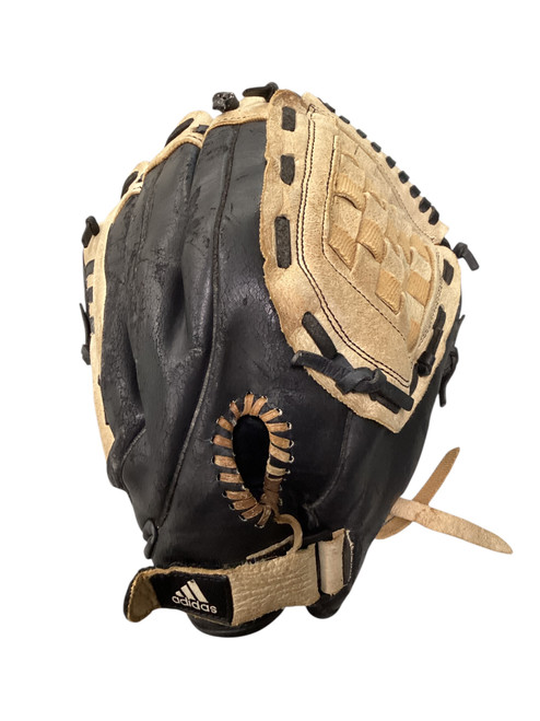 Vist Large View of Product Image Which is Used EAZY CLOSE BB/SB Glove RH Throw Brown 12"