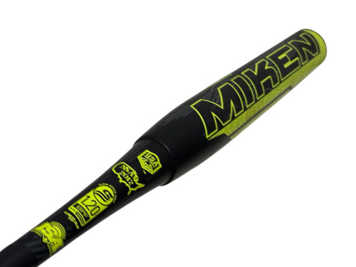 Vist Large View of Product Image Which is Used Miken CHAOS AMZCHA 26oz USA / USSSA Dual Stamp Slowpitch Softball Bat 34" 34/26