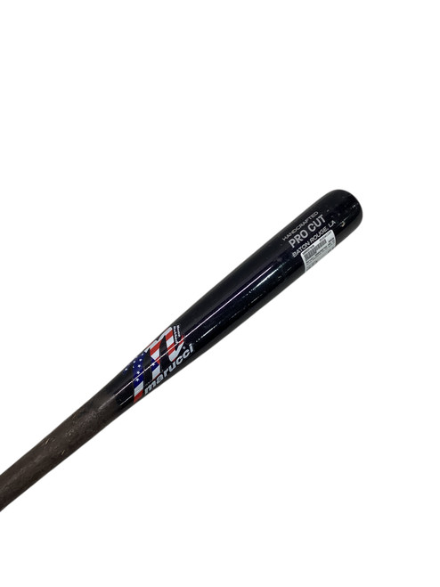 Vist Large View of Product Image Which is Used Marucci HANDCRAFTED PRO CUT BATON ROUGE LA BB/SB Wood Bat Black 33"