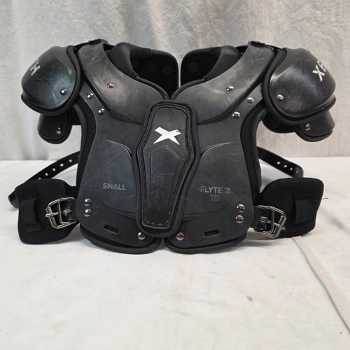 Vist Large View of Product Image Which is Used Xenith FLYTE 2 TD FB Shoulder Pads Black SM