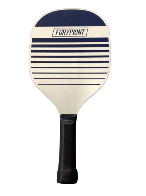 Used FURY POINT Pickleball Racquet White 10672-S000334491 Vist Large View of Product Image Which is Used FURY POINT Pickleball Racquet White