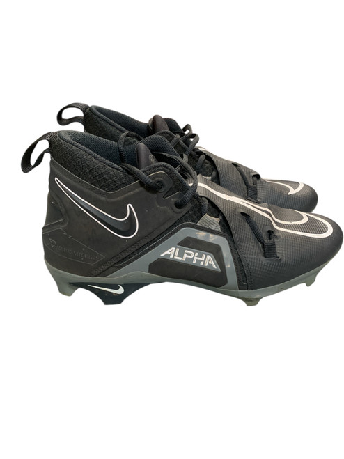 Vist Large View of Product Image Which is Used Nike ALPHA Adult FB Cleats Black Senior 9