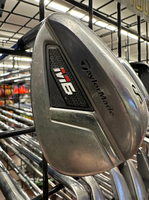 Vist Large View of Product Image Which is Used Taylormade M6 Golf Wedge Mens LH Sand Wedge