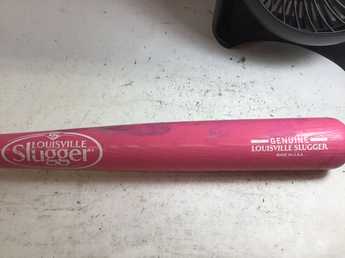 Vist Large View of Product Image Which is Used Louisville Slugger GENUINE  WOOD BAT BB/SB Wood Bat 33"