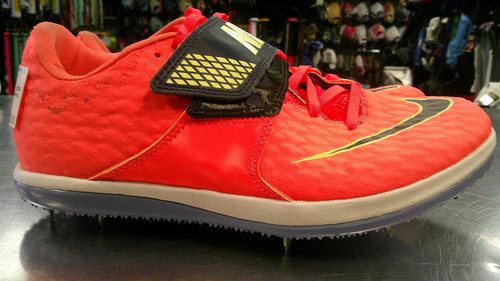 Vist Large View of Product Image Which is Used Nike Track & Field Cleats Adult Orange Senior 8