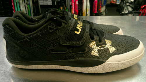 Vist Large View of Product Image Which is Used Under Armour Track & Field Cleats Adult Black Senior 8