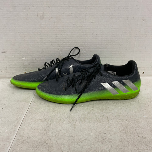 Vist Large View of Product Image Which is Used Adidas Soccer Indoor Shoes Green Senior 11