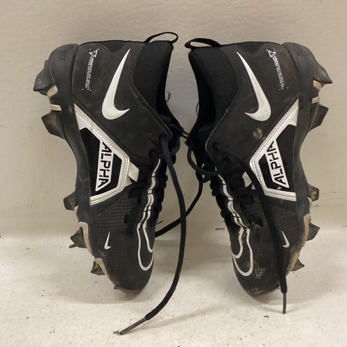 Vist Large View of Product Image Which is Used Nike ALPHA Jr FB Cleats Black Junior 04