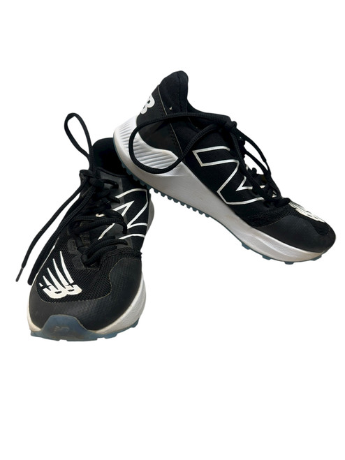 Vist Large View of Product Image Which is Used New Balance TURF BB/SB Cleats Black Junior 02