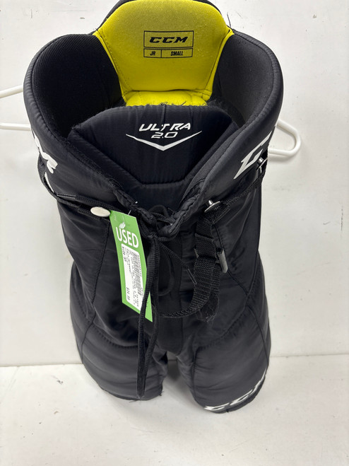 Used CCM ULTRA TACKS 2.0 Junior Pant Black SM 11891-S000309122 Vist Large View of Product Image Which is Used CCM ULTRA TACKS 2.0 Junior Pant Black SM