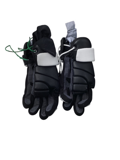 Vist Large View of Product Image Which is Used Brine GLOVES Lacrosse Gloves Junior White 10 1/2"