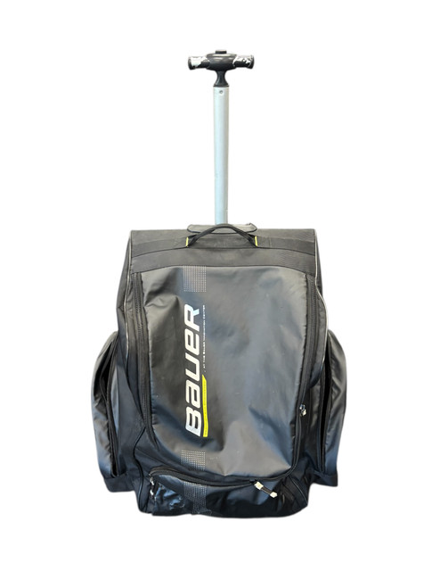 Vist Large View of Product Image Which is Used Bauer Sr Hockey Wheeled Black