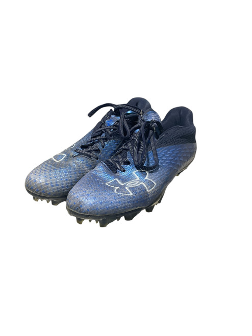 Vist Large View of Product Image Which is Used Under Armour Adult FB Cleats Royal Blue Senior 9
