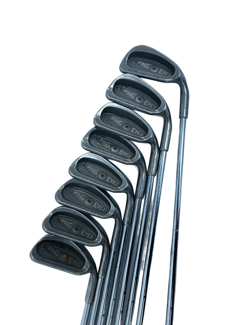 Vist Large View of Product Image Which is Used Ping Eye 2 Brown Dot 4-PW + Gold Dot SW RH Mens Iron Set