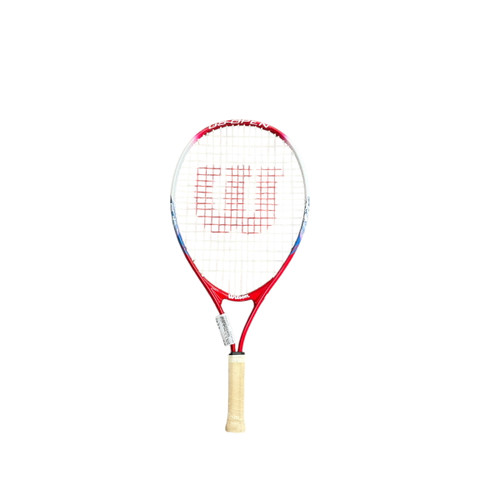 Vist Large View of Product Image Which is Used Wilson US OPEN 23 Junior Tennis Racquet Red 23"